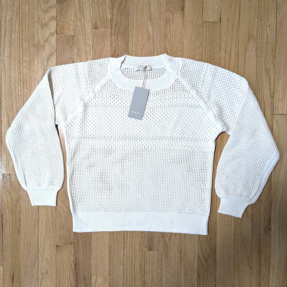 VANESSA BRUNO Armance Sweater in Ecru Size S (NEW WITH TAGS)